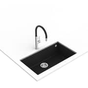 TEKA Single‑Lever Tap with Integrated Aerator - FOT 995 Black