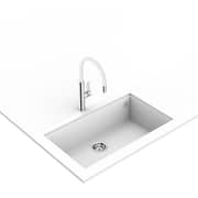 TEKA Single‑Lever Tap with Integrated Aerator - FOT 995 White