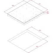 TEKA IZC 64010 BK MSS 60cm Induction Hob with Direct Functions MultiSlider and 4 zones Urban Colors