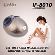 PowerMax Indulge Foot & Leg Massager Machine with Intense Roller Reflexology IF-8010
