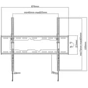 Bluetek Tilt TV Wall Mount 55-90inch Black