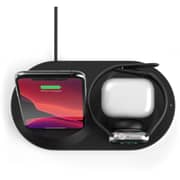 Belkin Boost↑Charge™ 3-In-1 7.5W Wireless Charger For Iphone, Apple Watch & Apple Airpods V2, (With Ac Adapter), Black