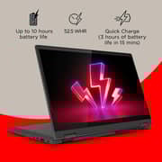 Lenovo Ideapad Flex 5 14ARE05 (2020) 2-in-1 Laptop - AMD Ryzen 7-4700U / 14inch FHD / 512GB SSD / 8GB RAM / Shared AMD Radeon Graphics / Windows 10 / English & Arabic Keyboard / Grey - [81X2007LAX]
