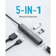Anker PowerExpand 5 In 1 USB Type-C Ethernet Hub Grey
