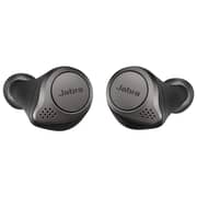 Jabra Elite 75t Earbuds – Active Noise Cancelling Bluetooth Headphones with Long Battery Life for True Wireless Calls and Music – Titanium Black