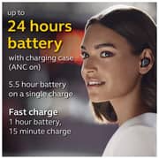 Jabra Elite 75t Earbuds – Active Noise Cancelling Bluetooth Headphones with Long Battery Life for True Wireless Calls and Music – Titanium Black