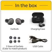 Jabra Elite 75t Earbuds – Active Noise Cancelling Bluetooth Headphones with Long Battery Life for True Wireless Calls and Music – Titanium Black