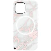 Case Mate LuMee Duo Case Rose Metallic White Marble For iPhone 12Pro Max