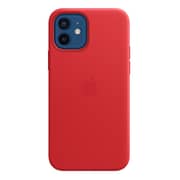 Apple iPhone 12 | 12 Pro Leather Case with MagSafe - (PRODUCT)RED