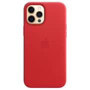 Apple iPhone 12 Pro Max Leather Case with MagSafe - (PRODUCT)RED