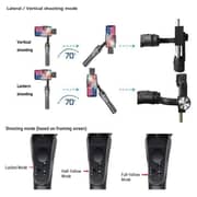 Go Smart 3-Axis Gimbal Handheld Stabilizer for Smartphone Black