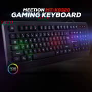 Meetion Waterproof Backlit Gaming Keyboard Black
