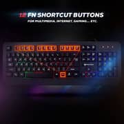 Meetion Waterproof Backlit Gaming Keyboard Black
