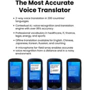 Jarvisen Translator Device Without Built-in Data Blue
