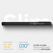 Spigen Thin Fit Designed For iPhone 12 Mini Case/Cover Black