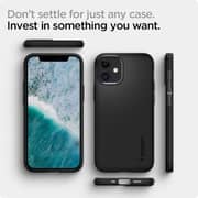 Spigen Thin Fit Designed For iPhone 12 Mini Case/Cover Black