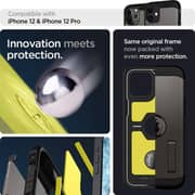 Spigen Tough Armor Designed For iPhone 12 Case And iPhone 12 Pro Case/Cover 6.1-inch With Extreme Impact Foam Gunmetal