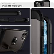 Spigen Tough Armor Designed For iPhone 12 Case And iPhone 12 Pro Case/Cover 6.1-inch With Extreme Impact Foam Gunmetal