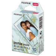 Fujifilm INSTAX MINI Marble Instant Films 10 Sheets Pack Black
