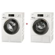Miele WWI860WPS Front Load Washer 9kg+TWJ660WP Eco PerfecrDry Dryer 9kg