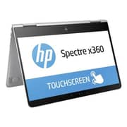 HP Spectre x360 (2016) Laptop - 7th Gen / Intel Core i7-7500U / 13.3inch FHD Touch / 512GB SSD / 8GB RAM / Shared Intel HD 620 Graphics / Windows 10 / Silver / Middle East Version - [13-AC001NE]