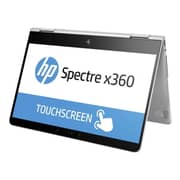 HP Spectre x360 (2016) Laptop - 7th Gen / Intel Core i7-7500U / 13.3inch FHD Touch / 512GB SSD / 8GB RAM / Shared Intel HD 620 Graphics / Windows 10 / Silver / Middle East Version - [13-AC001NE]