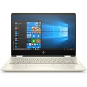 HP Pavilion x360 14-DH1036NE Convertible Touch Laptop - Core i5 1.6GHz 8GB 512GB 2GB Win10 14inch FHD Gold English/Arabic Keyboard