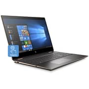 HP Spectre x360 15-DF1006NE Convertible Touch Laptop - Core i7 2.6GHz 16GB 1TB+32GB 4GB Win10 15.6inch 4K Dark Ash Silver