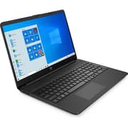 HP (2019) Laptop - 10th Gen / Intel Core i3-1005G1 / 15.6inch HD / 256GB SSD / 4GB RAM / Shared Intel UHD Graphics / Windows 10 / English & Arabic Keyboard / Black / Middle East Version - [15S-FQ1019NE]