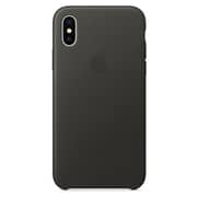 Apple Leather Folio Case Black For iPhone X - MQRV2ZM/A
