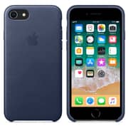 Apple Leather Case Midnight Blue For iPhone X - MQTC2ZM/A
