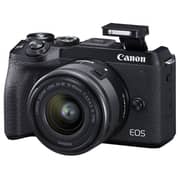 Canon EOS M6 Mark II Mirrorless Digital Camera Black EF-M15-45mm Lens