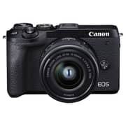 Canon EOS M6 Mark II Mirrorless Digital Camera Black EF-M15-45mm Lens