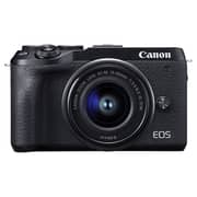 Canon EOS M6 Mark II Mirrorless Digital Camera Black EF-M15-45mm Lens