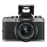 Fujifilm X-T100 Mirrorless Digital Camera Dark Silver With XC 15-45mm f/3.5-5.6 OIS PZ Lens