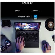 Asus ROG Zephyrus G14 GA401IV-HA194T Gaming Laptop - Ryzen 9 3GHz 16GB 1TB 6GB Win10 14inch QHD Eclipse Grey English/Arabic Keyboard