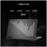 Asus ROG Zephyrus G14 GA401IV-HA194T Gaming Laptop - Ryzen 9 3GHz 16GB 1TB 6GB Win10 14inch QHD Eclipse Grey English/Arabic Keyboard