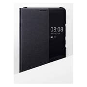 حافظة جلد فليب لهاتف هواوي سمارت فيو أسود لهاتف ميت 10