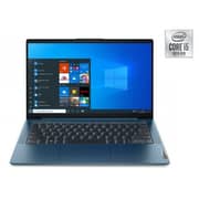 Lenovo IdeaPad 5 14IIL05 Laptop - Core i5 1GHz 8GB 512GB 2GB Win10 14inch FHD Light Teal English/Arabic Keyboard