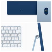 Apple iMac 24-inch (2021) - Apple M1 Chip / 8GB RAM / 256GB SSD / 7-core GPU / macOS Big Sur / English Keyboard / Blue / Middle East Version - [MJV93ZS/A]