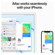 Apple iMac 24-inch (2021) - Apple M1 Chip / 8GB RAM / 256GB SSD / 7-core GPU / macOS Big Sur / English Keyboard / Pink / Middle East Version - [MJVA3ZS/A]