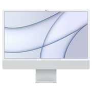iMac 24-inch (2021) - M1 chip 8GB 256GB 7 Core GPU 24inch Silver English/Arabic Keyboard - Middle East Version