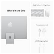 iMac 24-inch (2021) - M1 chip 8GB 256GB 7 Core GPU 24inch Silver English/Arabic Keyboard - Middle East Version