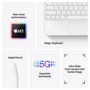 iPad Pro 11-inch (2021) WiFi+Cellular 256GB Silver Middle East Version with FaceTime