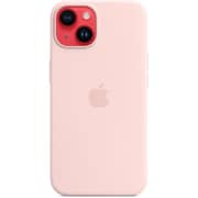 Apple iPhone 14 Pro Max Silicone Case Chalk Pink with MagSafe