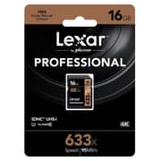 Lexar Professional 633x SDHC 16GB Class 10