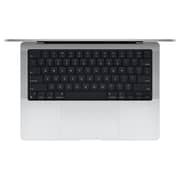 MacBook Pro 14 بوصة (2021) - M1 Pro Chip 16 جيجابايت 512 جيجابايت 14-core GPU Silver لوحة مفاتيح إنجليزي / عربي