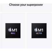 Apple Mac Studio (2022) - Apple M1 Chip Max / 32GB RAM / 512GB SSD / 24-core GPU / macOS Monterey / English & Arabic Keyboard / Silver / Middle East Version - [MJMV3AB/A]