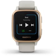 Garmin 010-02426-11 Venu SQ Music Smart Watch Light Sand/Rose Gold