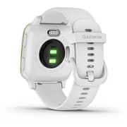 Garmin 010-02427-11 Venu SQ Smart Watch White/Light Gold